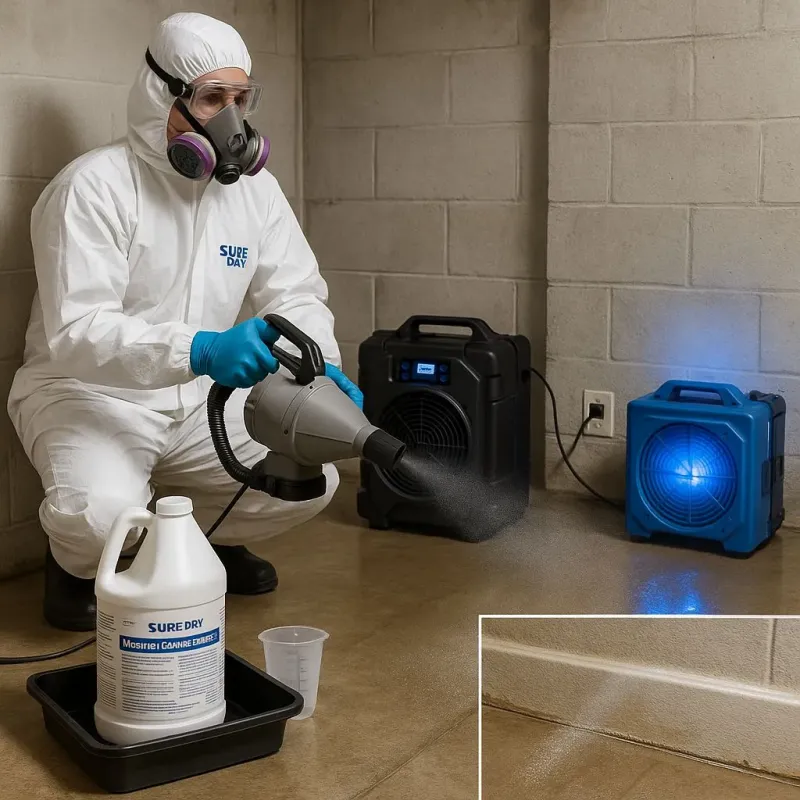 Sanitization and Odor Removal process in Camden, DE