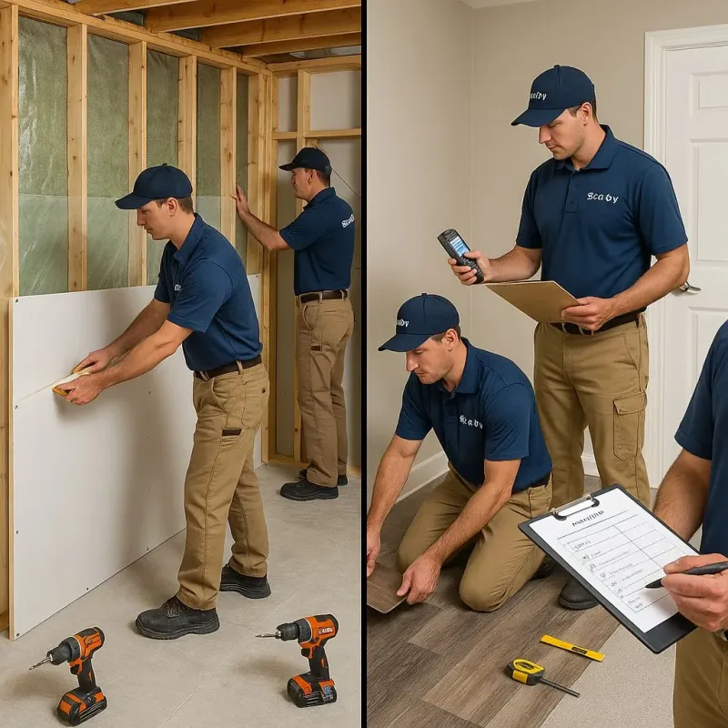 Repairs and Reconstruction process in Camden, DE